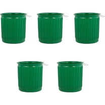 Chem-Tainer 60 Gal Carry Landscape Barrel w/Steel Top Ring, 5 Pack, Green