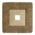 thumbnail image 1 of HomeRoots Meuble 274778 Plaque Murale Concave Carrée Double Couche Nervurée 19 x 2 Po, 1 of 3