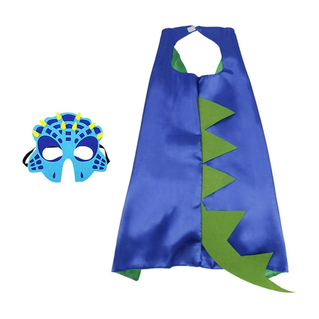 Disfraz de dinosaurio, capa, máscara, , decoración de ropa, capa de Halloween, accesorios de cosplay para carnaval medieval, Mardi Gras, niñas y n estilo C Salvador Disfraz de Halloween