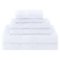 thumbnail image 2 of BNM Eco-Friendly Cotton Assorted Towel 6 Piece Set, White, 2 of 5
