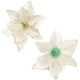 thumbnail image 3 of 20PCS Glitter Cloth Flower Colgante Adorno colgante Regalos de Navidad Decoración del hogar DIY Guirnalda Accesorio (Dorado), 3 of 5