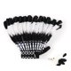 thumbnail image 3 of Tocado de plumas indio, disfraz, tocado indio para mascaradas, cosplay Blanco Negro, 3 of 6