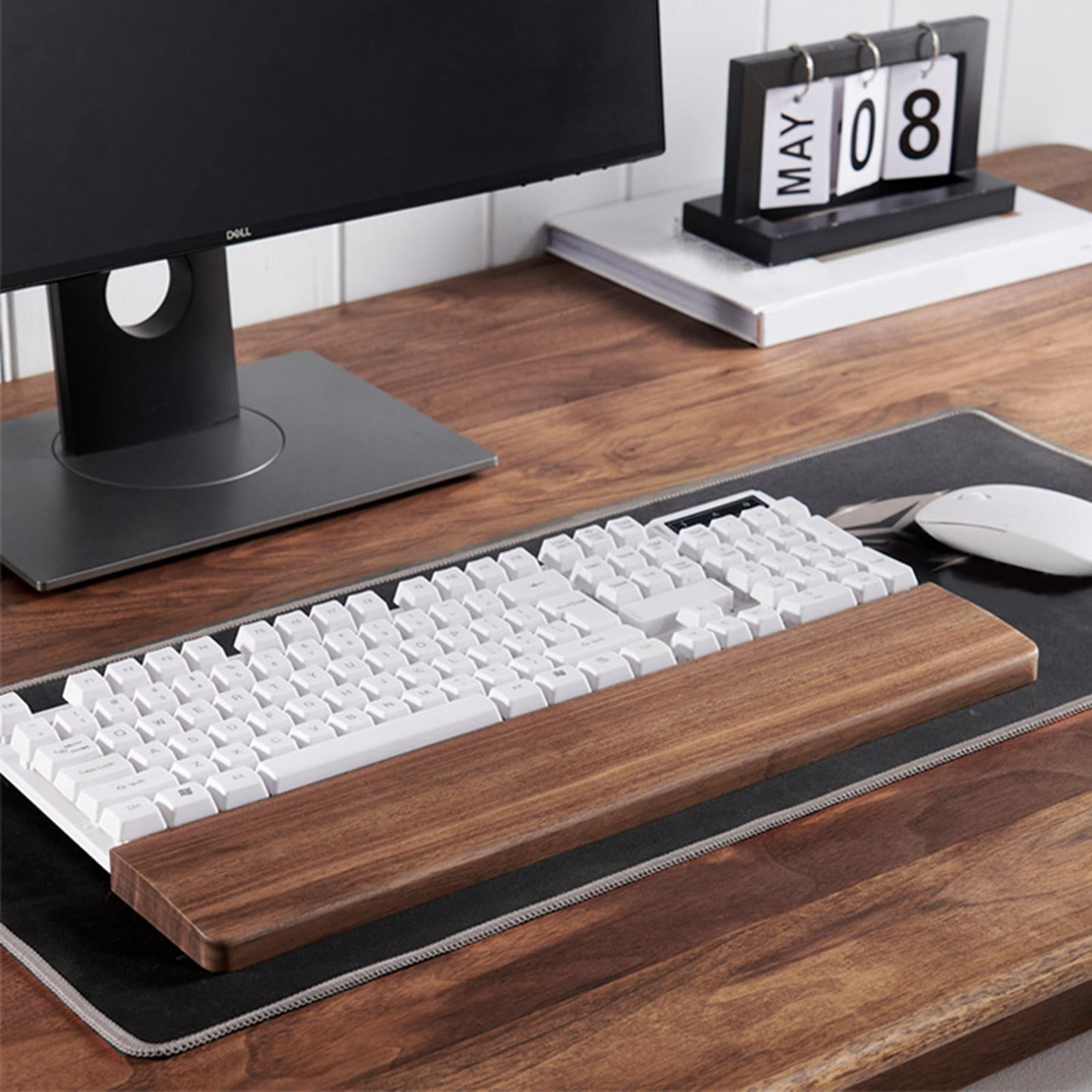 Wooden Keyboard Wrist Rest Durable Keyboard Wrist Guard Wrist Pad Length 36cm
