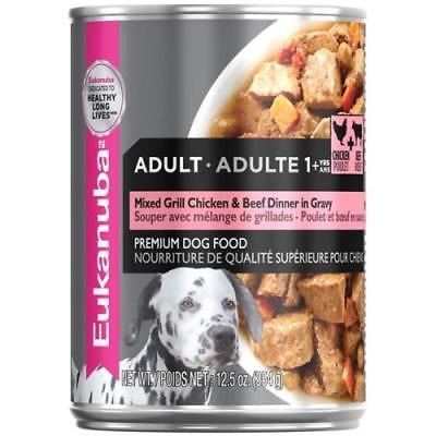 5PK Eukanuba 12.5 oz Mixed Grill Chicken & Beef Gravy Dog