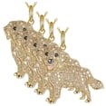 thumbnail image 1 of Collares para Regalar DogNeck24 4Pzas Golden Retriever Dorado Metal Cadena y Dije, 1 of 4
