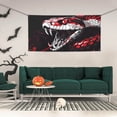 thumbnail image 2 of Pofeuu Fierce Red Viper Graphic Art Print Colorful Yard Festival Banner Sign Party Outdoor & Indoor Party Decoration Banne Festival Yard Sign-Small, 2 of 8