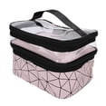 thumbnail image 1 of Coque Cosmétique, Étui Cosmétique Multifonctionnel Double Voyage Organisateur Sac de Maquillage Classe Principales Caractéristiques, 1 of 14
