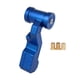 thumbnail image 5 of Perillas de cambio de marchas, repuestos de aluminio, accesorios duraderos para coche 160 mm azul, 5 of 8
