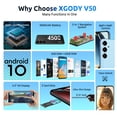 thumbnail image 3 of XGODY V50 T-Mobile Unlocked Android Phones, 64GB 4500mAh Smartphones, 6.52" Cell Phone,Black, 3 of 13