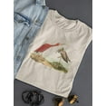 thumbnail image 3 of Scarlet Ibis T-Shirt Women -John James Audubon Designs, Female x-Large, 3 of 4