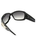 thumbnail image 4 of Rodeo Queen 2 Pairs of Motorcycle Sunglasses for Women Foam-Padded Black Frame w/ Bling Rhinestones & Smoke Gradient Lenses, 4 of 7