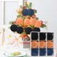 thumbnail image 1 of Adornos de árbol de Navidad flocados - Bolas de plástico de 3,1 pulgadas en pack de 9 con cuerda colgante para decoración navideña, 1 of 5