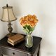 thumbnail image 5 of Ramo de flores de tulipán artificial 9 piezas – Tulipanes falsos Real Touch para decoración del hogar, centros de mesa de boda, arreglos de jarrones de mesa, decoraciones para salón y comedor, 5 of 7