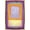 Gold Framed Version, variant on Reinders: Abstract - Style in Purple Wall Poster with Push Pins, 14.725" x 22.375"