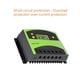 thumbnail image 5 of Controlador De Carga Solar 20A Controlador De Batería De Panel Solar 12V / 24V Dual Usb Parámetro Ajustable Retroiluminación Pantalla Lcd Regulador Solar Cateissary HA021014-00, 5 of 7