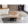 thumbnail image 2 of Timbernest Bean Bag Rocking Chair for Indoor Outdoor, Accent Armless Lazy Sofa, Corduroy Casual Single Couch, Khaki, 2 of 7