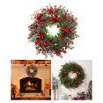 thumbnail image 2 of Multipurpose Leaves Wreath with Stylisn Berries for Any Festival Wedding Supplies and Home Decoration Daily Use, 2 of 10