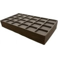 thumbnail image 6 of 12 Qty Camel-Skin Beige 24 Slot Flocked Storage Tray Inserts - For Merchandise Jewelry & Organization - N'icePackaging, 6 of 10