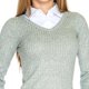 thumbnail image 4 of Vestido Corto Con Cuello Para Mujer Formal Casual Gris gris EG Incógnita 330582, 4 of 5