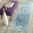 thumbnail image 3 of SAFAVIEH Valencia Fergal Transitional Polyester Area Rug, Blue/Multi, 5' x 8', 3 of 10