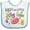 White and Blue, variant on Inktastic Gigi's Little Jellybean Cute Easter Candy Boys or Girls Baby Bib