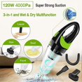 thumbnail image 4 of 2X Strong Power Car Vacuum Cleaner for Home Car Portable Handheld Vacuum Cleaner 120W Mini Car Vacu_Perfect Gift, 4 of 5