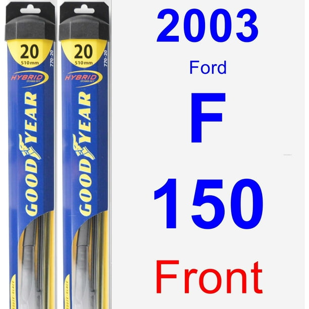 2003 Ford F150 Wiper Blade Set/Kit (Front) (2 Blades) Hybrid