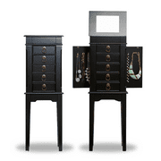 Hives and Honey Kate Wood Jewelry Armoire - Black