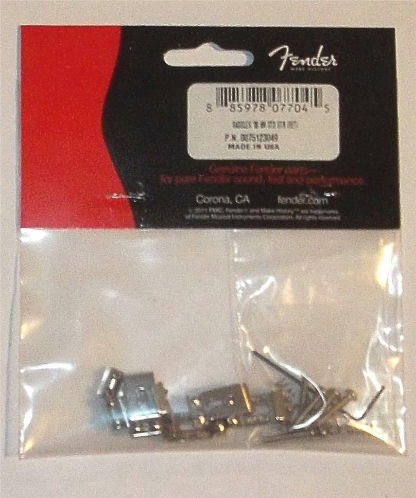 Fender American Standard Stratocaster Bridge Saddles ('08-Present), Nickel, Set of 6