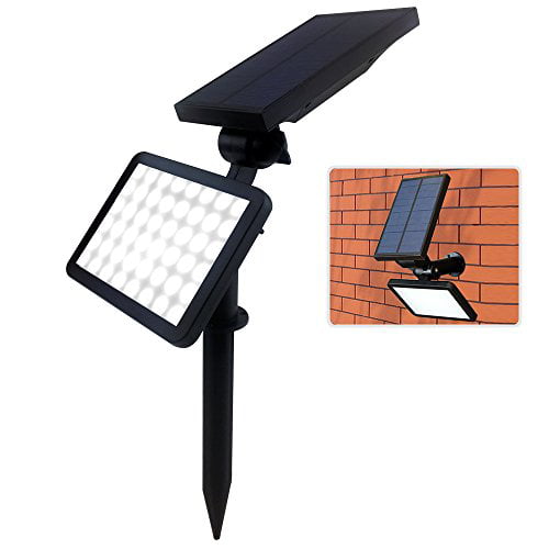 Solar Sensor Detector Smart Dawn Security Light Torch Spotlight Waterproof 48LED 