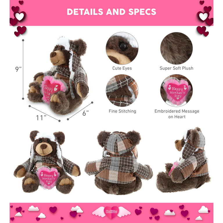 Mama Bear Teddy Bear, Mama Gift Idea, Gift For Mama Gift Stuffed Animal