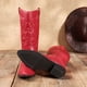thumbnail image 5 of Botas Vaqueras DREAM PAIRS para Mujer, Altura Media, Color Rojo, 5 of 7