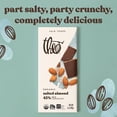thumbnail image 3 of Chocolate Salted Almond Organic Milk Chocolate Bar, 45% Cacao, 12 Pack | Fair Trade, 3 of 7