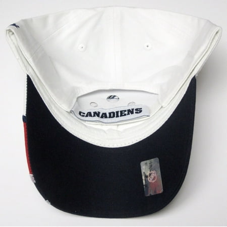 - Montreal Canadiens NHL Reebok White Shark Tooth Wave Hat Cap Adult Men's Adjustable