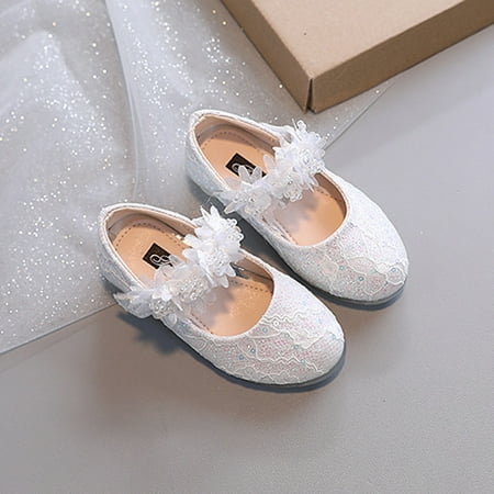 

Toddler Kids Baby Girls Crystal Bling Sequins Single Princess Shoes Sandals