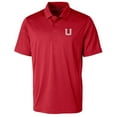 thumbnail image 2 of Cutter & Buck Red Utah Utes Primary Team Logo Prospect Textured Stretch Polo, 2 of 3