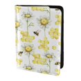 thumbnail image 2 of Pofeuu Sweet Honey Print Travel Document Organizer Passport Holder Men Women for Family (6.5 in x 4.5 in),Wallet Holder Credit Card Clutch Bag Case, 2 of 5