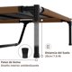thumbnail image 5 of Cama Elevada para Perro Grande, Cama para Perros Lavable y Transpirable con Toldo Extraíble y 2 Postes de Soporte, para Perros y Mascotas Medianos, Grandes, Marrón, 5 of 9