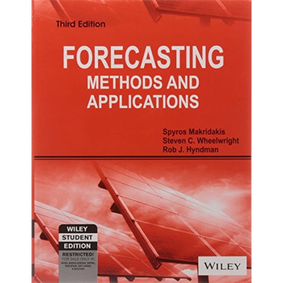 Pre-Owned Forecasting Methods and Applications (Paperback) 8126518529 9788126518524