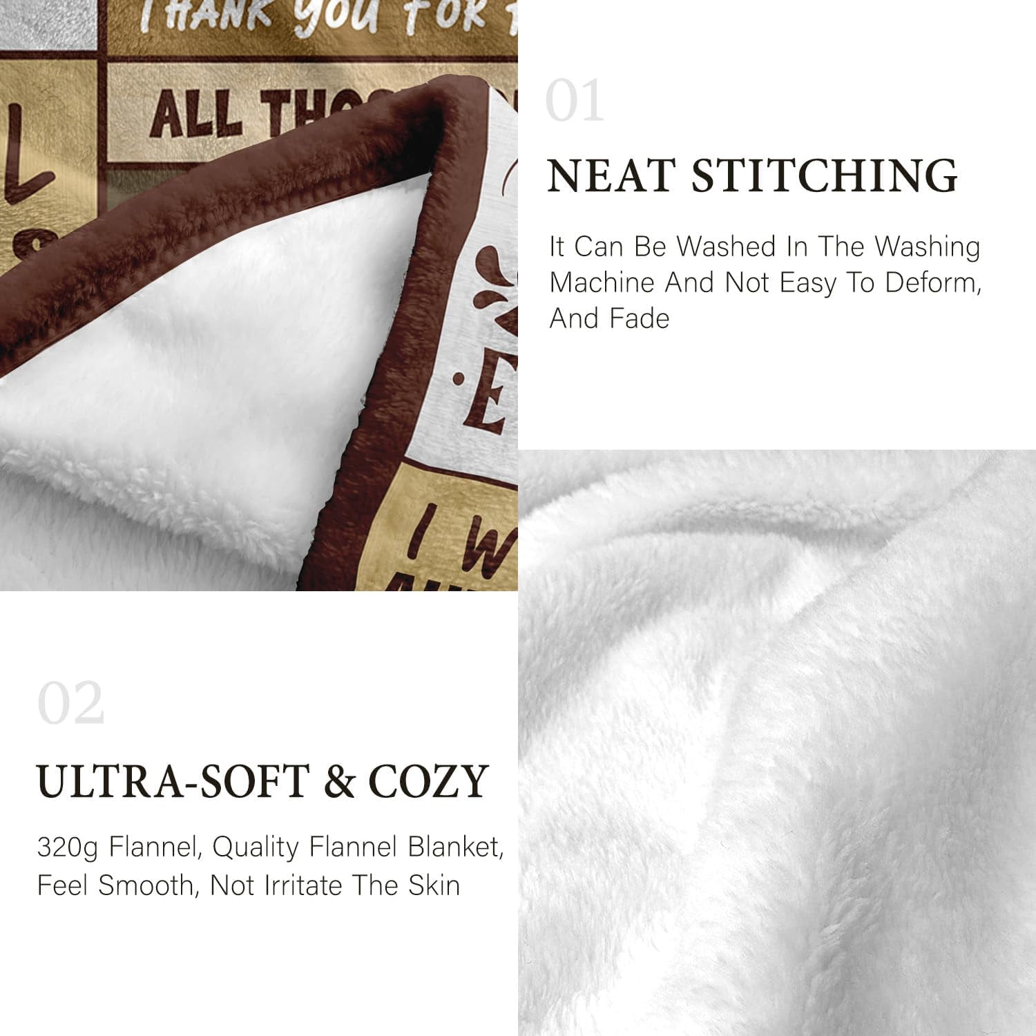 Grandpa Gifts - Birthday Gifts for Grandpa - Best Grandfather Gift from Grandkids Granddaughter Grandson - Great Grandfather Ideas - Throw Blanket