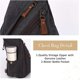 thumbnail image 5 of Bolsa bandolera de lona - Mochila pequeña cruzada para el hombro, mochila informal para hombres, mujeres, ciclismo al aire libre, senderismo, viajes, 5 of 5