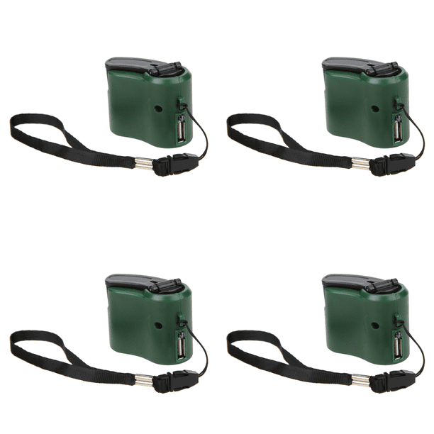 Cargador Portátil ABS Emergencia para USB Manivela 5 V () Verde