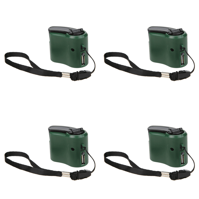 Cargador Portátil ABS Emergencia para USB Manivela 5 V () Verde