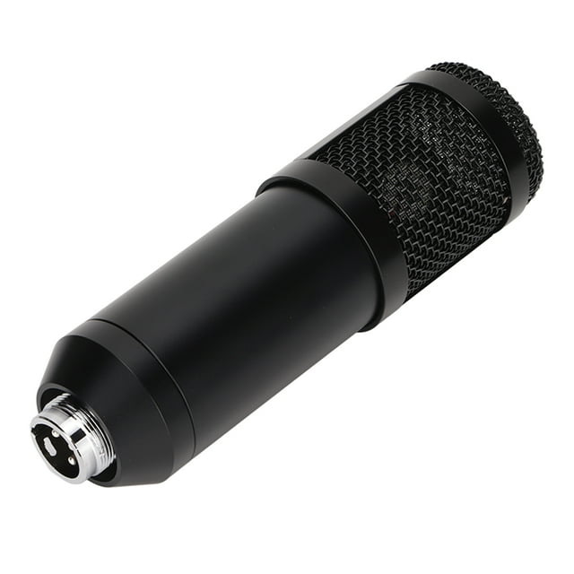 Professional Condenser Microphone, XLR To 3.5mm, Sound Source Isolation, Interference Elimination, Widely Applicable, Shockproof Mount, Metal Construction