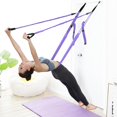 thumbnail image 1 of czcpp-Yoga Stretching Strap, Leg Waist Back Bend Auxiliary Yoga Stretch Band, Upgraded Version with Door Anchor 2 Resistance Rope Stretch Strap Inversion Trainer for Pilates Dance Aerial Yoga Fitness, 1 of 4