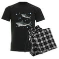 thumbnail image 6 of CafePress - Shark Men's Dark Pajamas - Men's Dark Loose Fit Cotton Pajama Set, 6 of 7