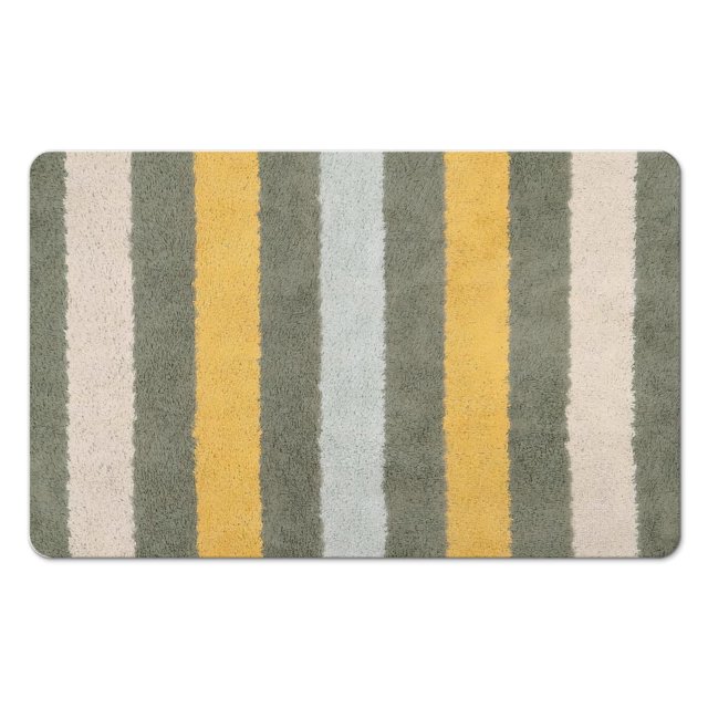 Luxury 20x32in Fluffy Soft Microfiber Bathroom Rugs Bath Mat - Non-Slip, Machine Washable, Quick Drying Shower Carpet Rug for Your Bathroom and Shower