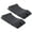 Black + 2PACK, variant on LuckyNote Tire Saver Ramps 2-Pack, Car Tire Wheel Ramps with Anti-Slip Curved Design, Interlocking for Long-Term Storage, Black
