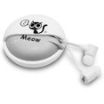 thumbnail image 1 of Stereo 3.5mm In Ear Cat Earphones Earbuds With Microphone With Earphone Storage Case For Smartphone Mp3 Ipod Pc Music (pink) Xq-ej650, 1 of 2