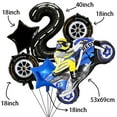 thumbnail image 2 of Racing Balloon Set Motorcycle Number 7 Foil Balloon Boy Birthday Party Supplies Electric Off-Road Bicycle Racing Party Decoration, 2 of 10
